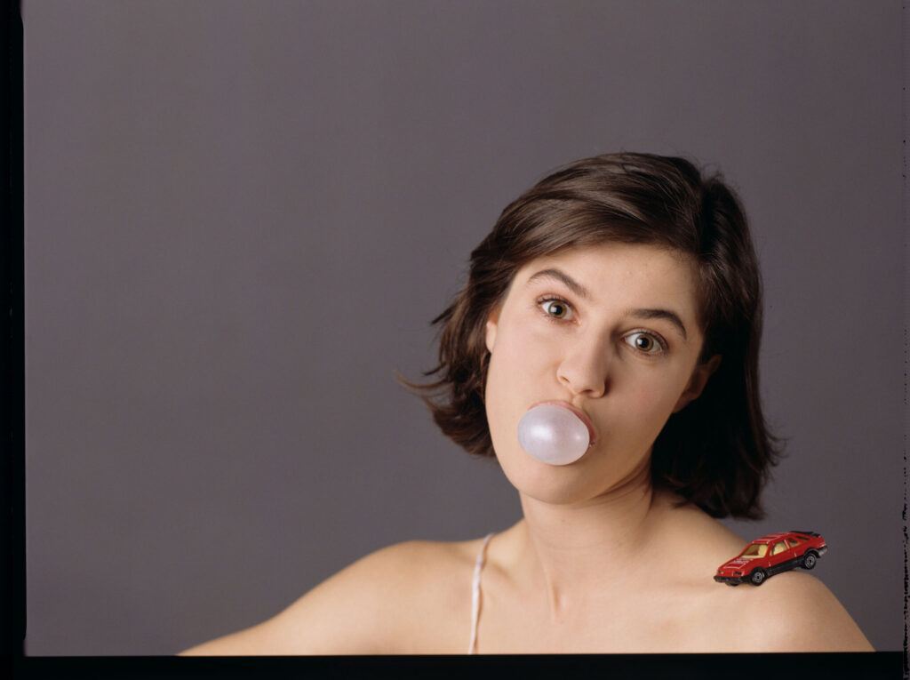 The main character of the movie Valentine (Irène Jacob).