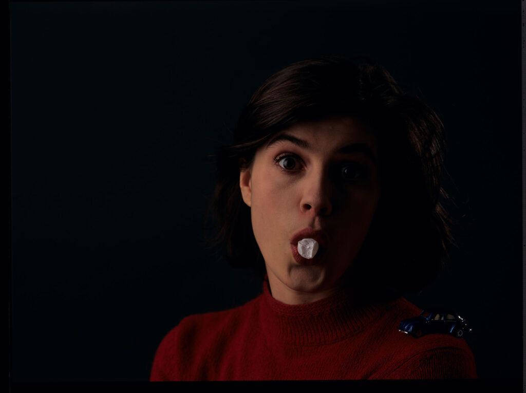 Główna bohaterka filmu Valentine (Irène Jacob).