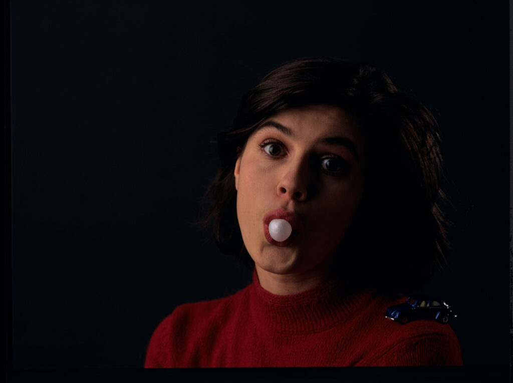 Główna bohaterka filmu Valentine (Irène Jacob).