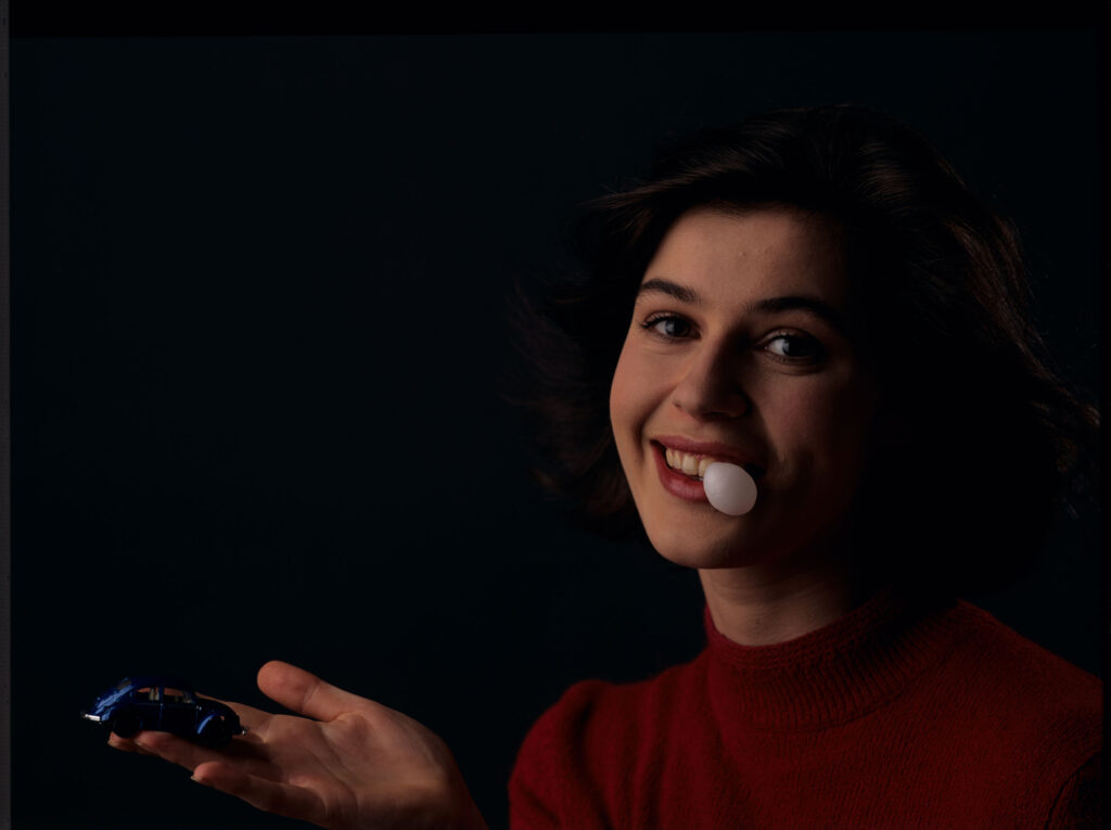 Główna bohaterka filmu Valentine (Irène Jacob).