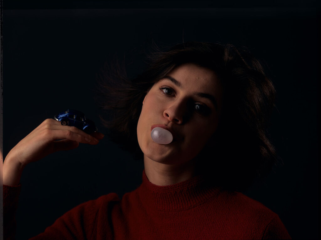 Główna bohaterka filmu Valentine (Irène Jacob).