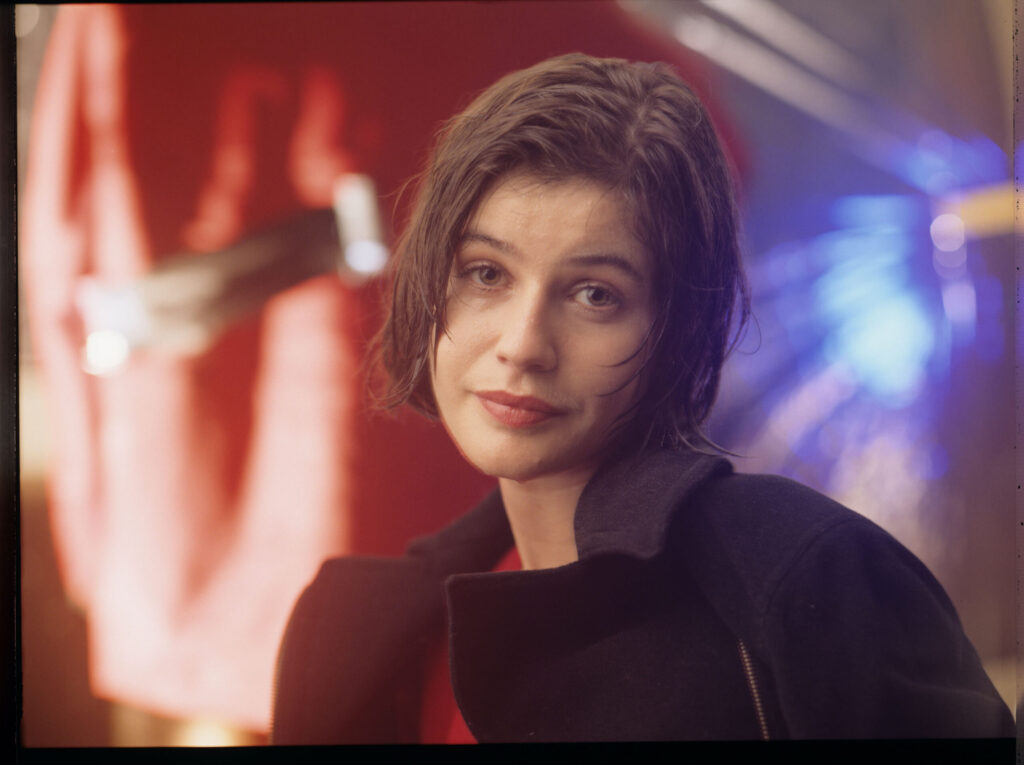 The main character of the movie Valentine (Irène Jacob).