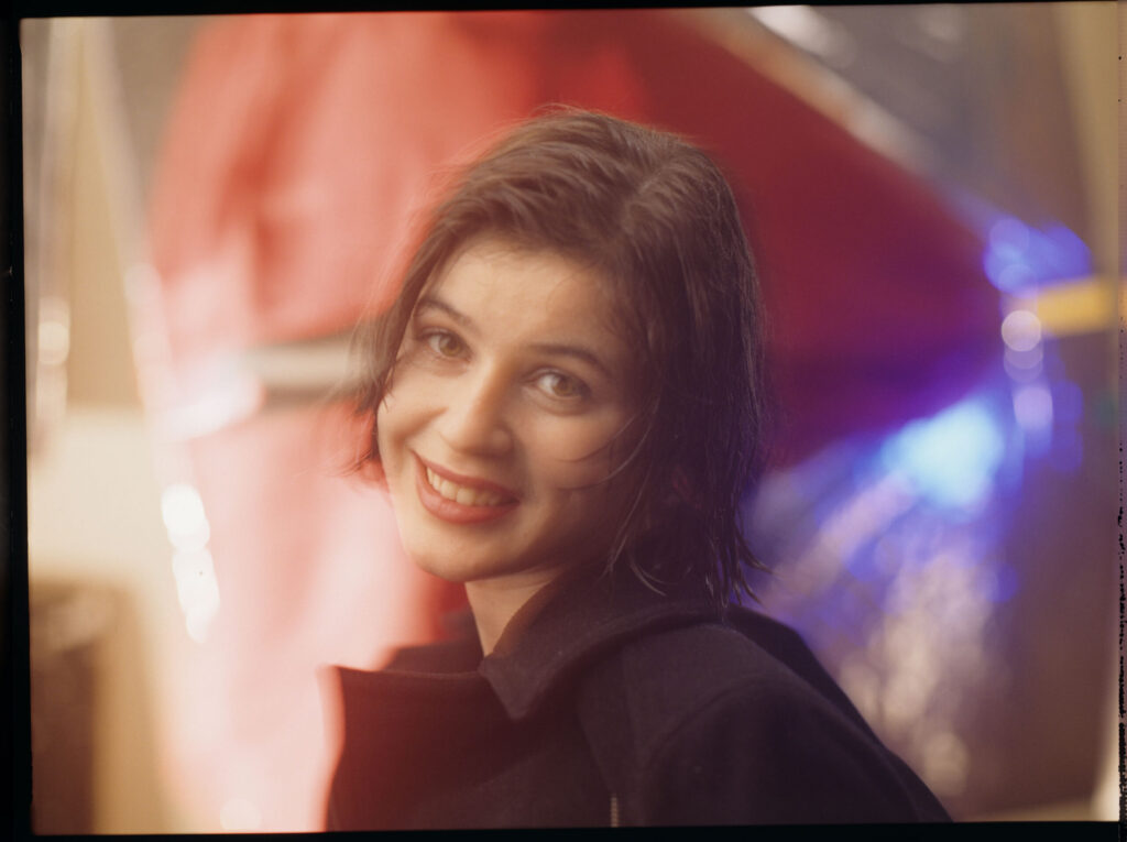 The main character of the movie Valentine (Irène Jacob).