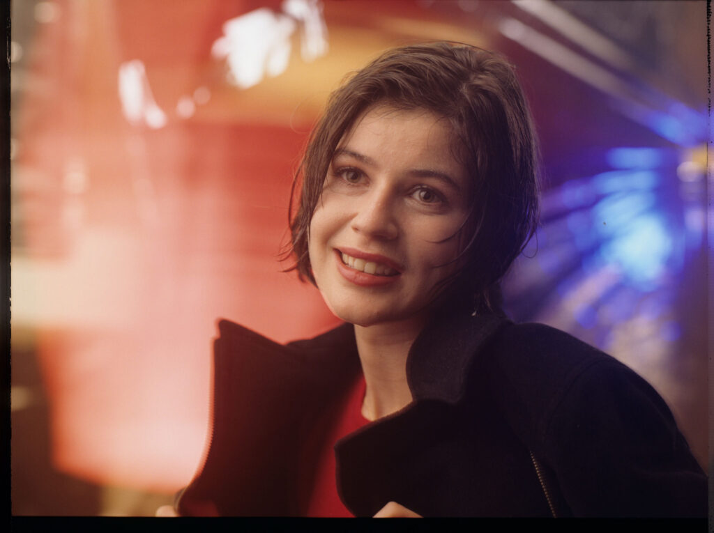 The main character of the movie Valentine (Irène Jacob).