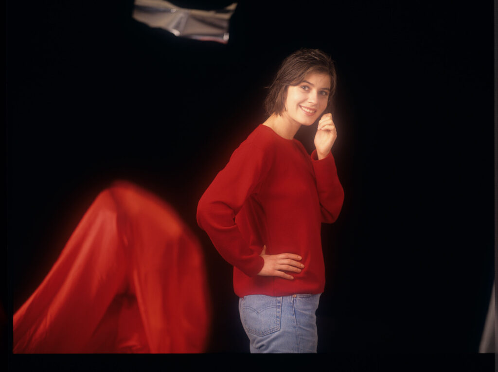 Główna bohaterka filmu Valentine (Irène Jacob).