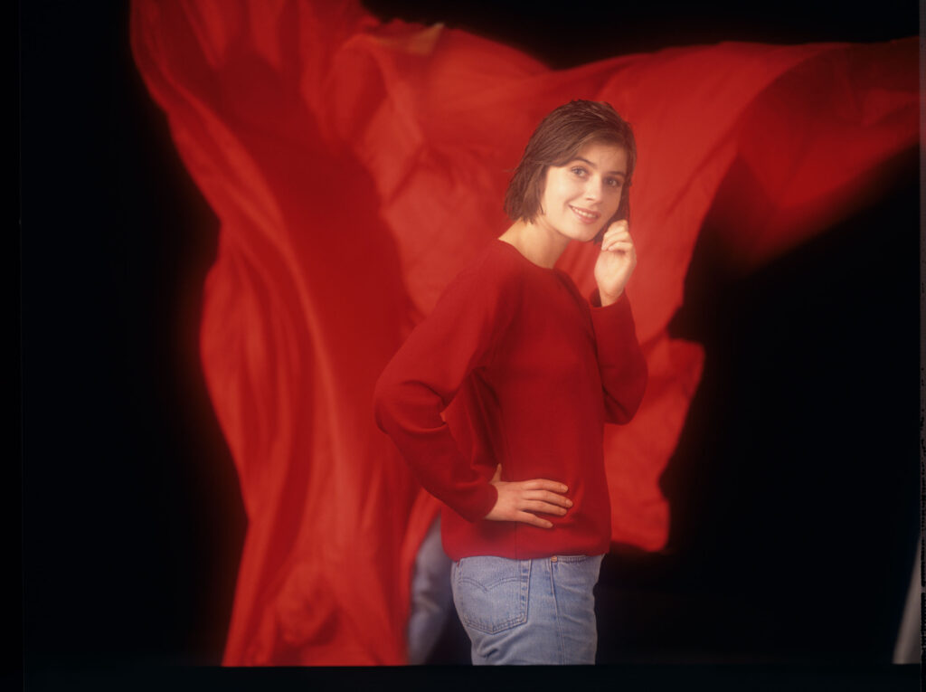 Główna bohaterka filmu Valentine (Irène Jacob).