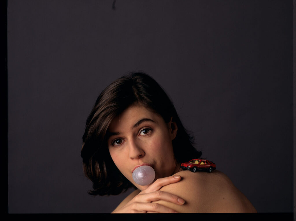 The main character of the movie Valentine (Irène Jacob).