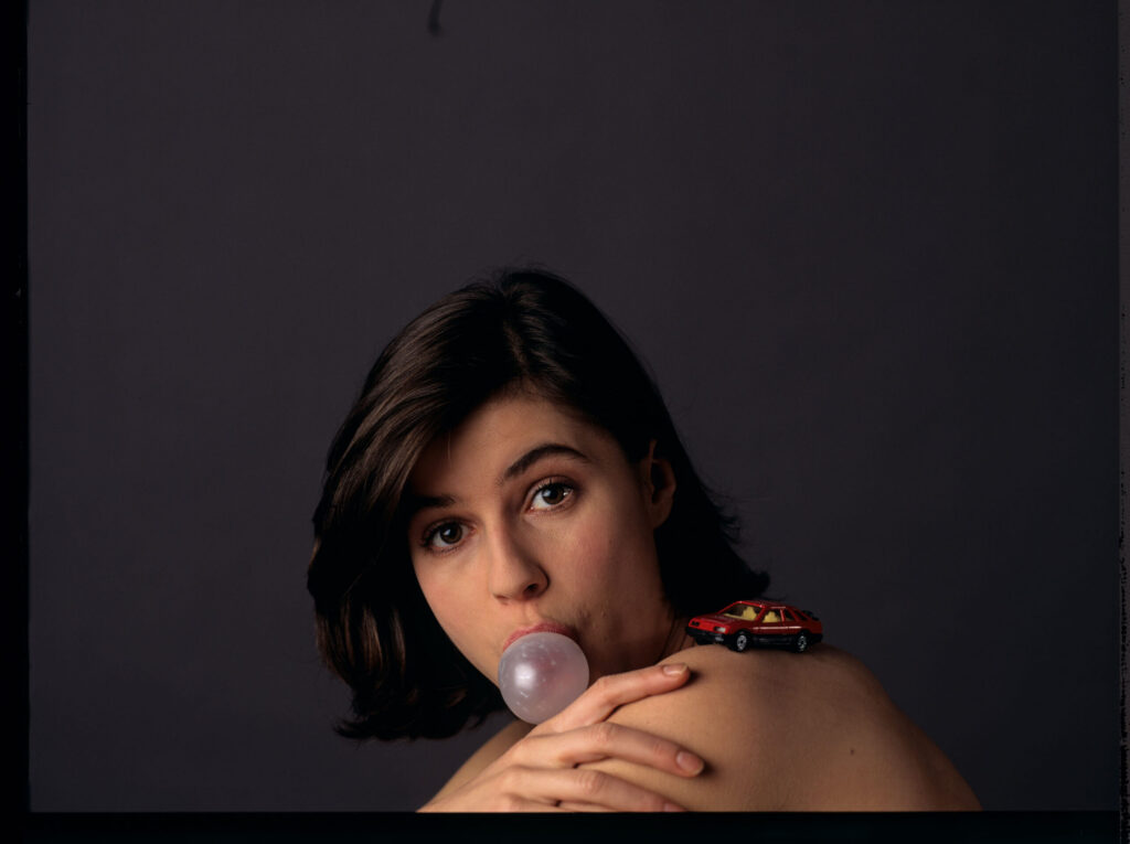 The main character of the movie Valentine (Irène Jacob).