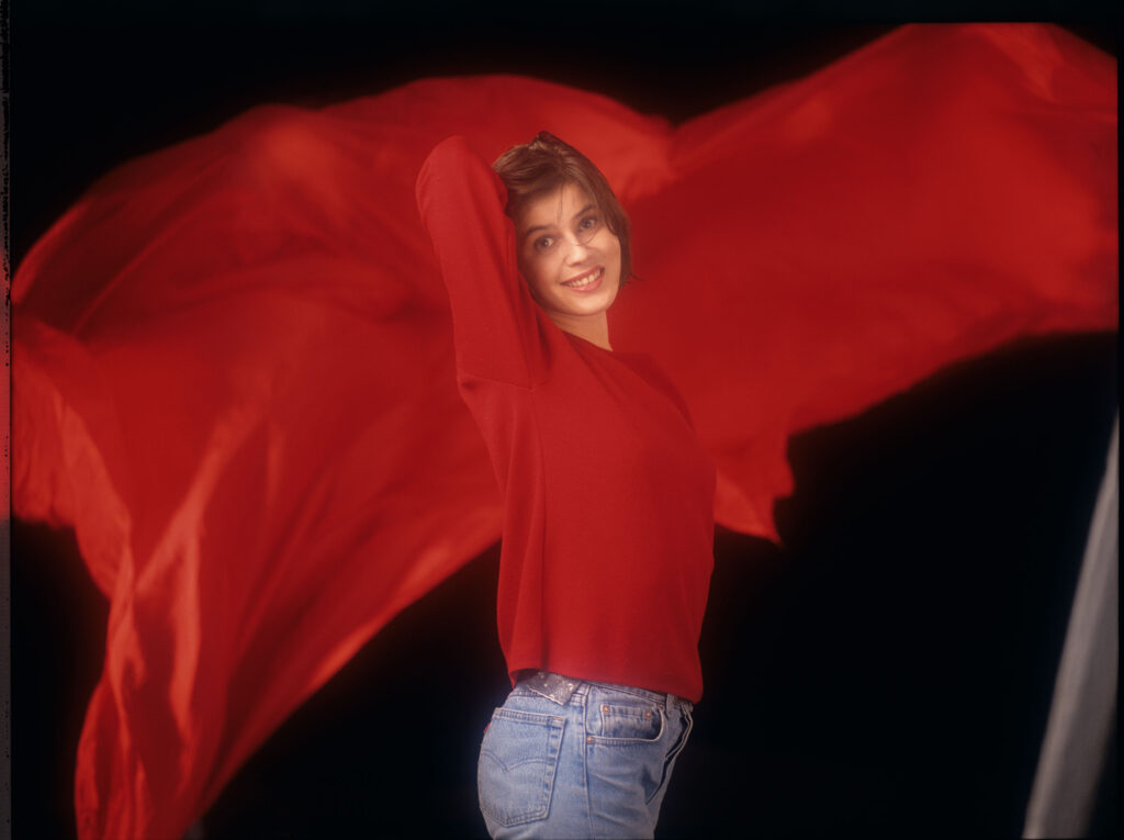 Główna bohaterka filmu Valentine (Irène Jacob).