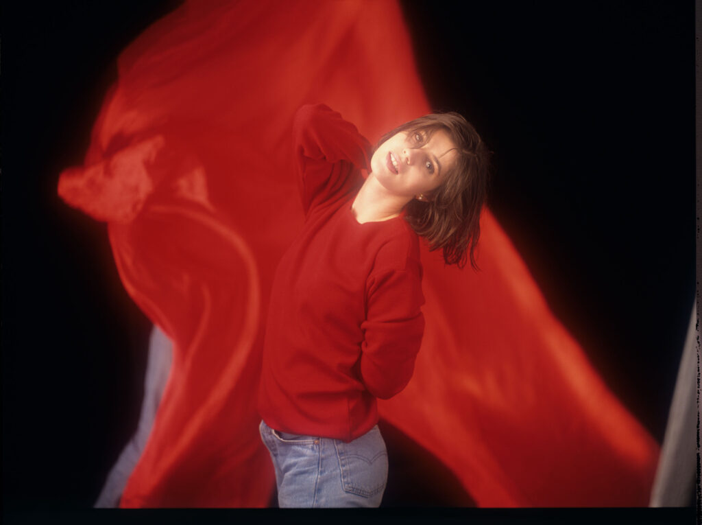 Główna bohaterka filmu Valentine (Irène Jacob).