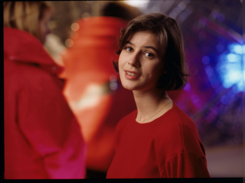 The main character of the movie Valentine (Irène Jacob).