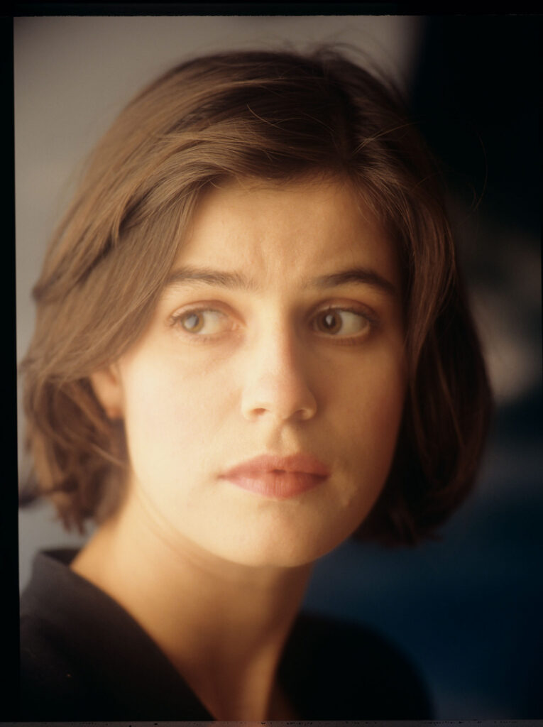 The main character of the movie Valentine (Irène Jacob).