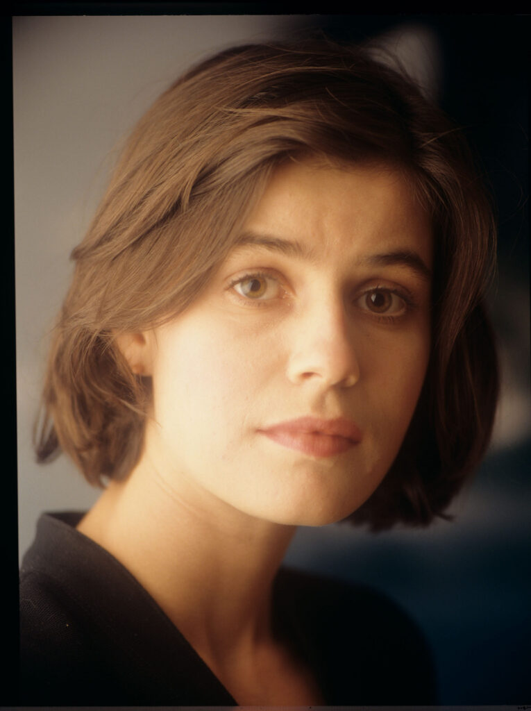 The main character of the movie Valentine (Irène Jacob).