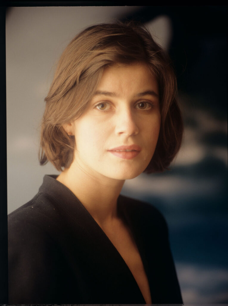 The main character of the movie Valentine (Irène Jacob).