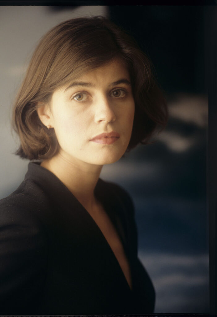 The main character of the movie Valentine (Irène Jacob).