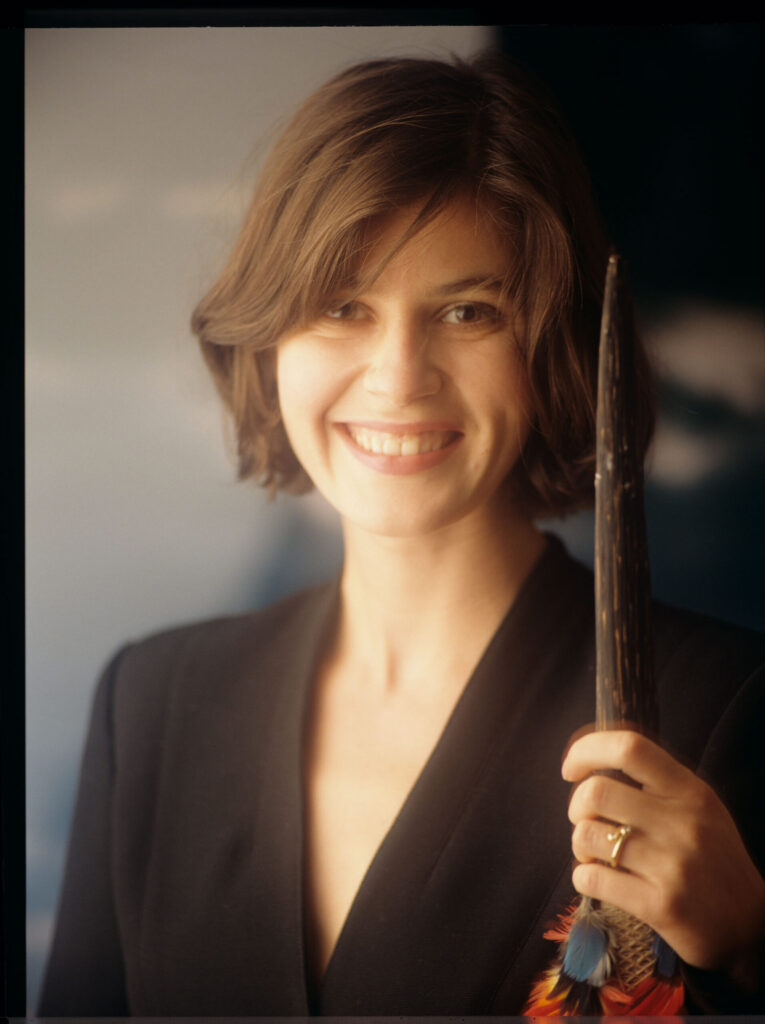 The main character of the movie Valentine (Irène Jacob).