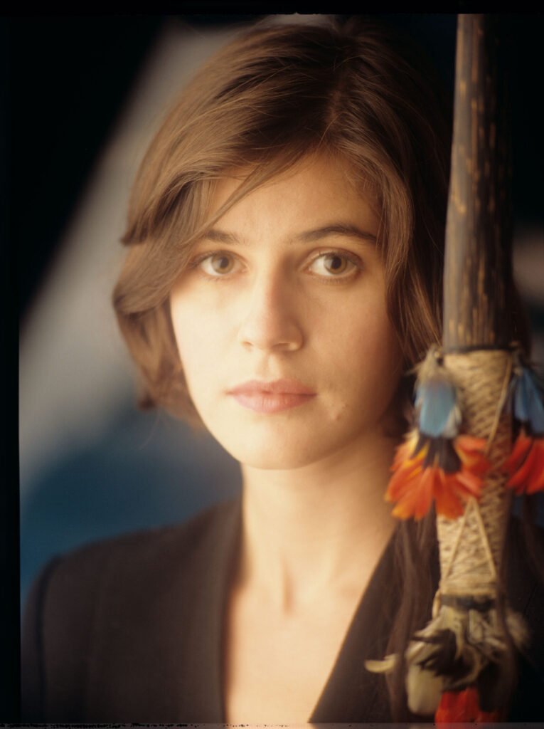 The main character of the movie Valentine (Irène Jacob).