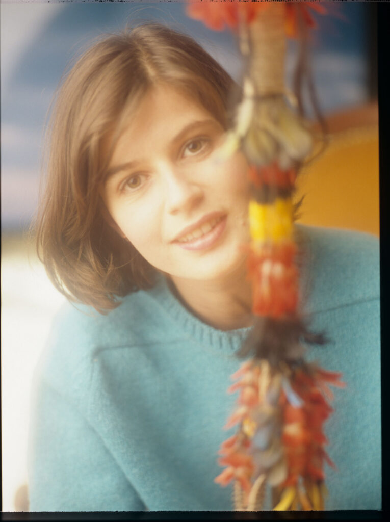 The main character of the movie Valentine (Irène Jacob).