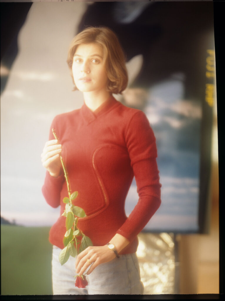 Główna bohaterka filmu Valentine (Irène Jacob).
