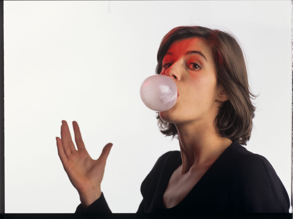 Główna bohaterka filmu Valentine (Irène Jacob).