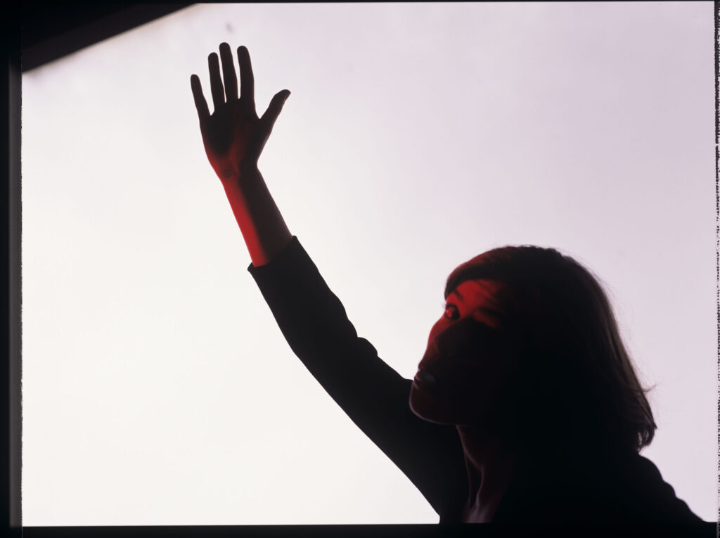 Główna bohaterka filmu Valentine (Irène Jacob).