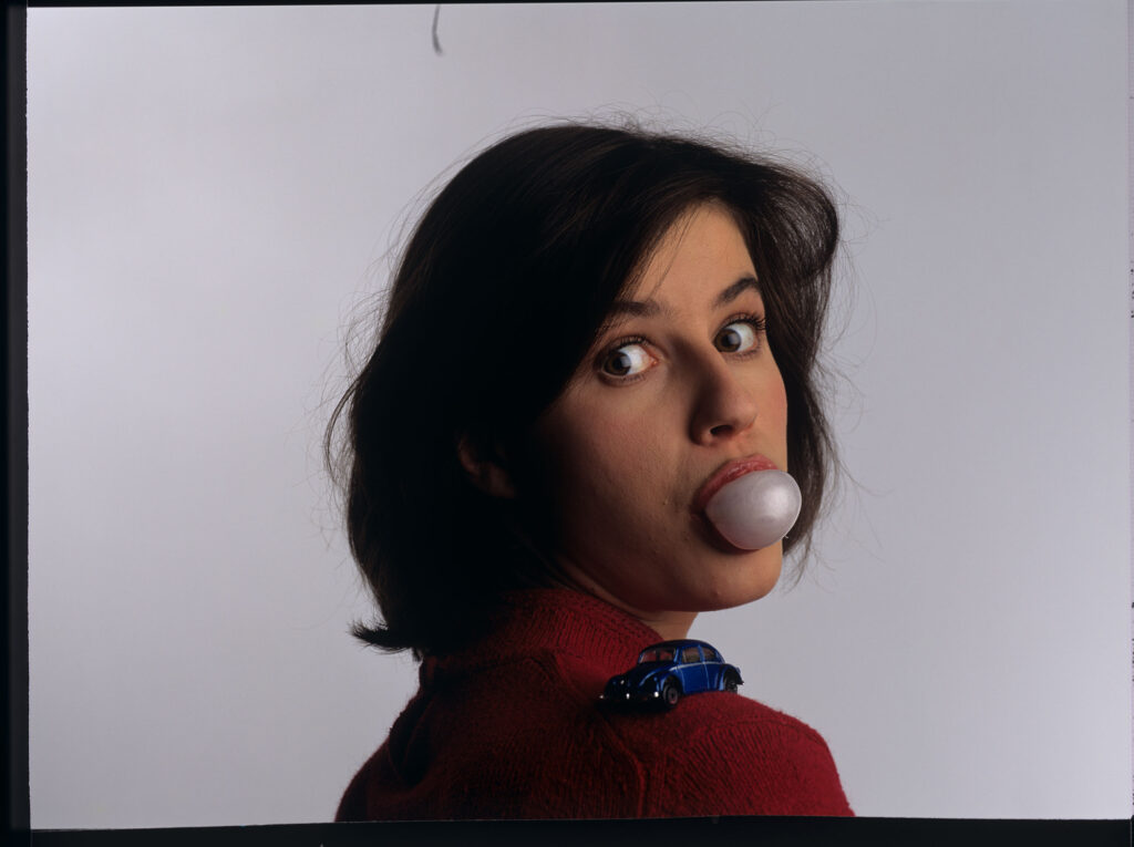 Główna bohaterka filmu Valentine (Irène Jacob).