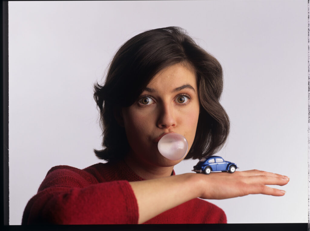 Główna bohaterka filmu Valentine (Irène Jacob).