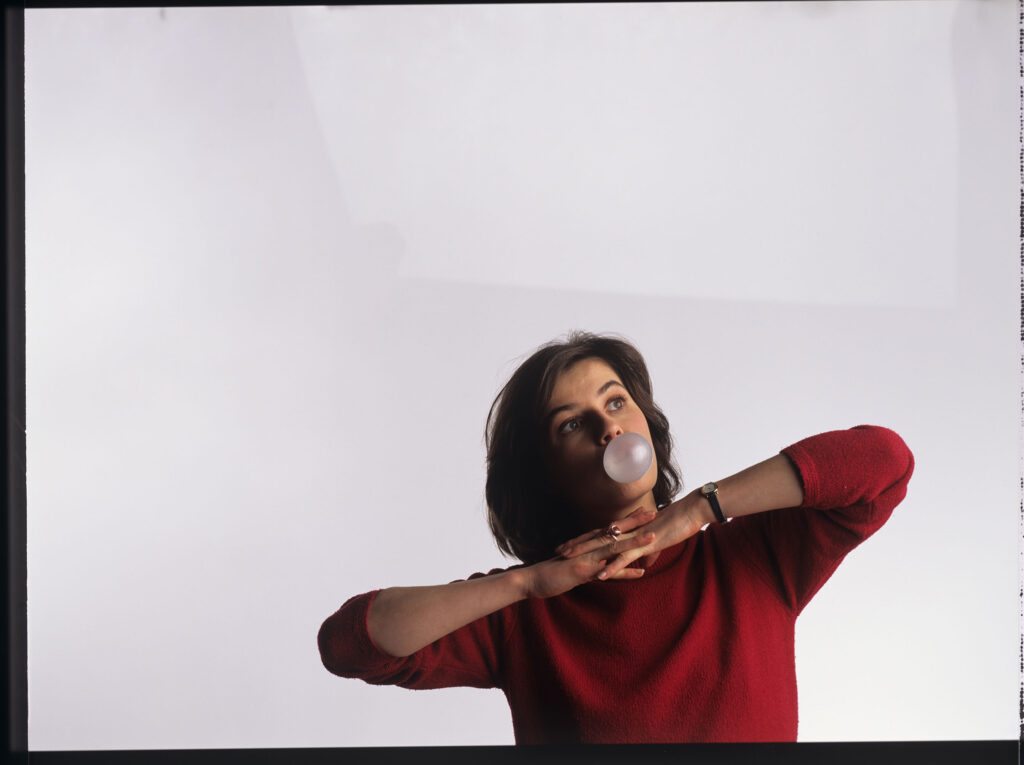 Główna bohaterka filmu Valentine (Irène Jacob).