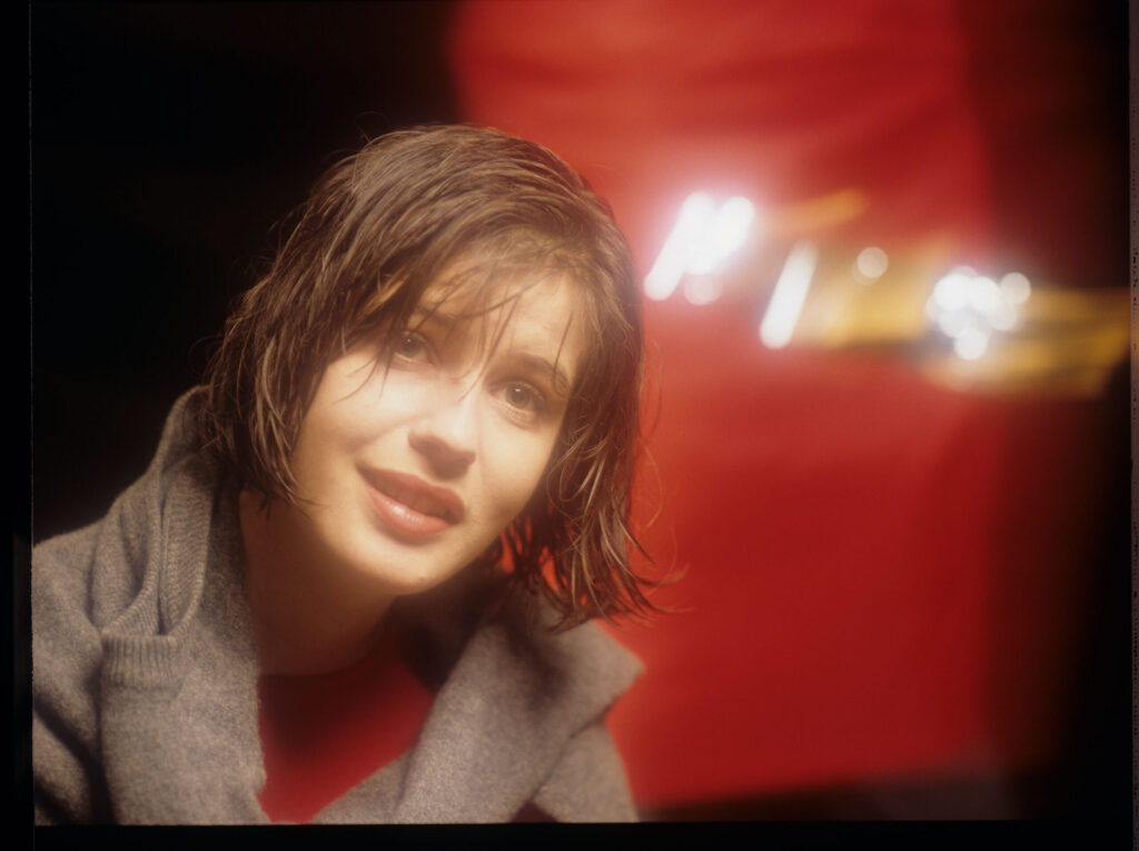 The main character of the movie Valentine (Irène Jacob).