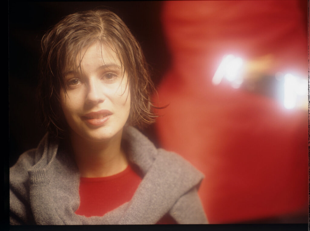 The main character of the movie Valentine (Irène Jacob).