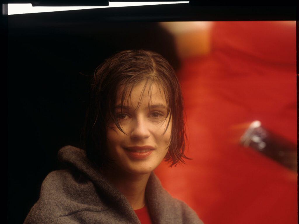 The main character of the movie Valentine (Irène Jacob).