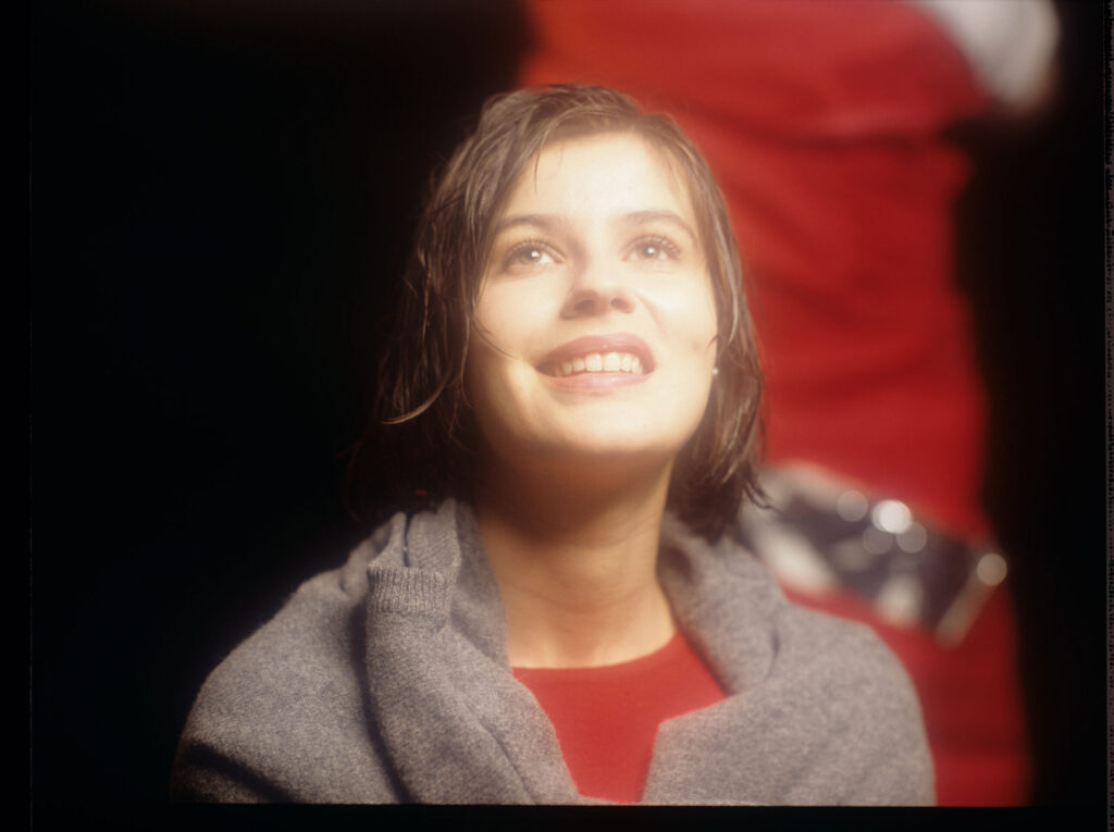 The main character of the movie Valentine (Irène Jacob).