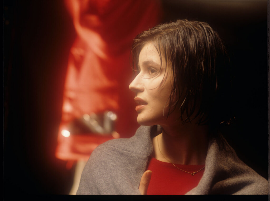 The main character of the movie Valentine (Irène Jacob).