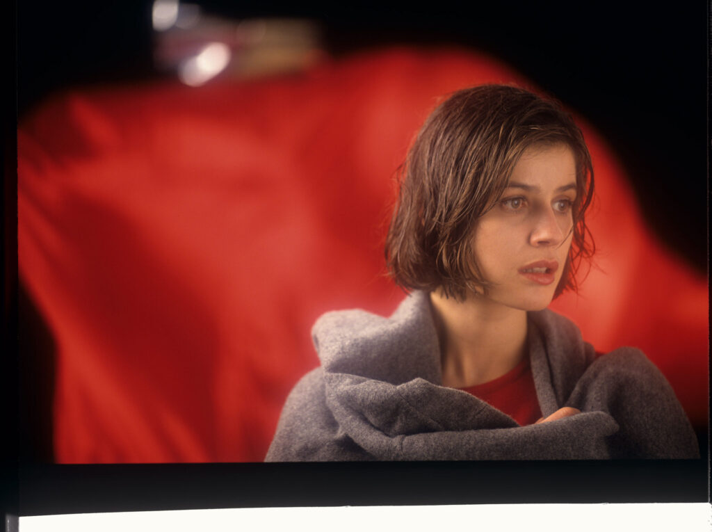 The main character of the movie Valentine (Irène Jacob).