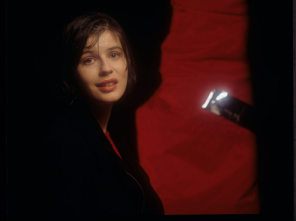 The main character of the movie Valentine (Irène Jacob).