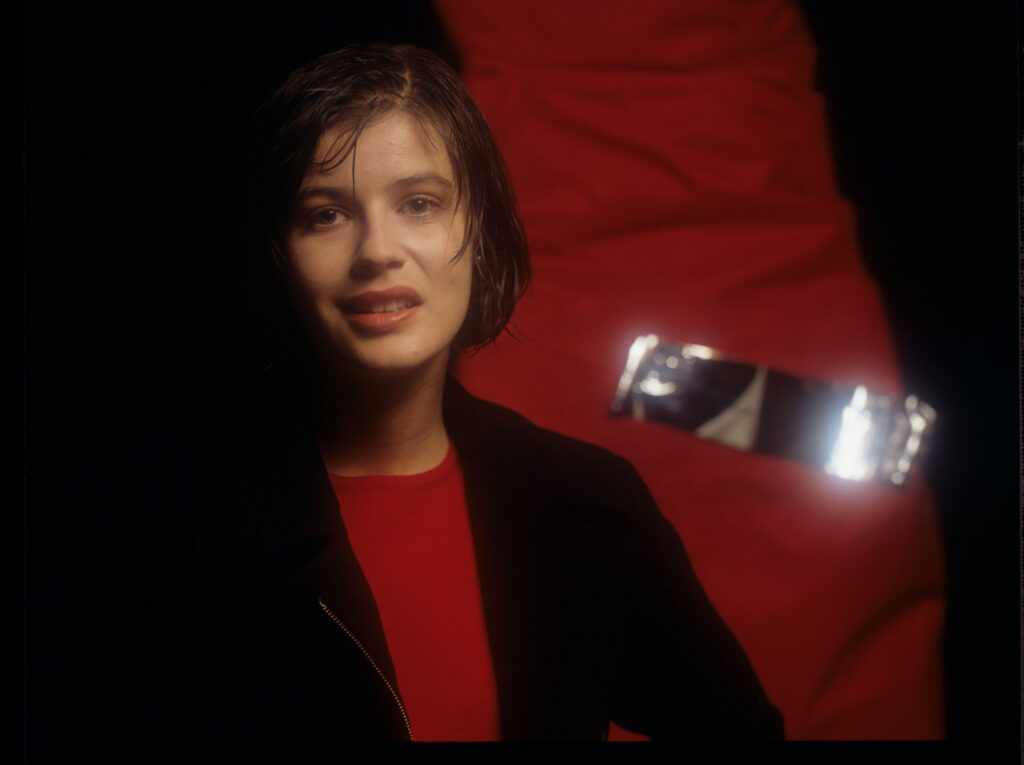 The main character of the movie Valentine (Irène Jacob).