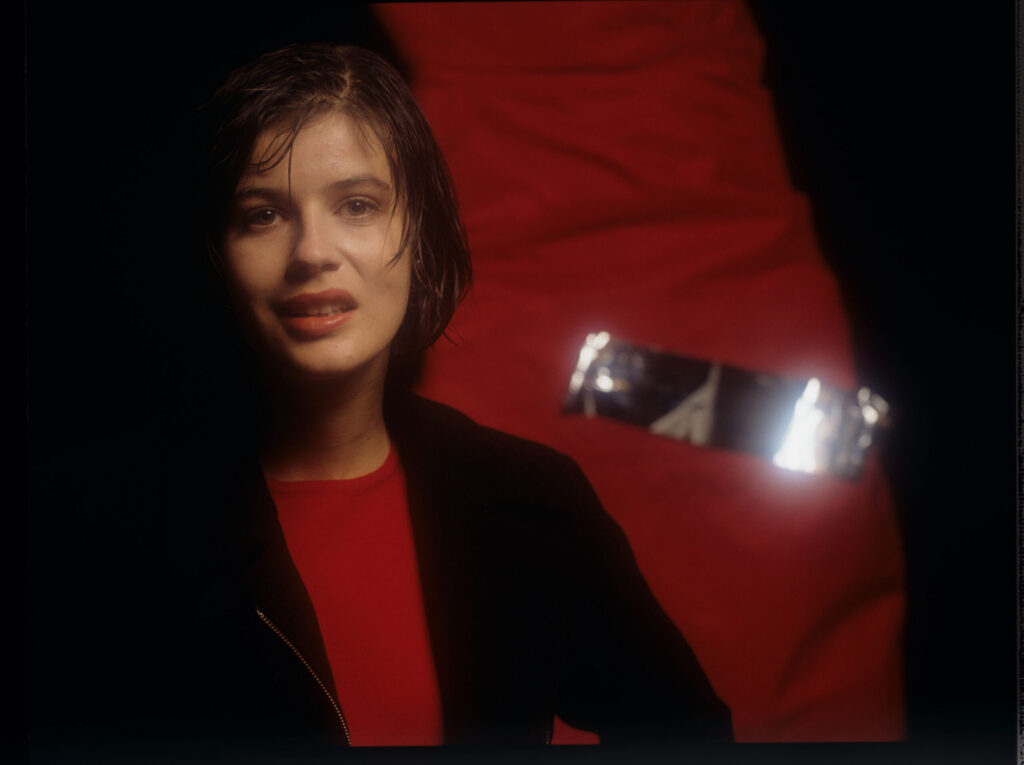 The main character of the movie Valentine (Irène Jacob).