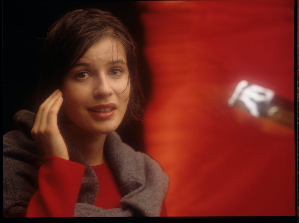 The main character of the movie Valentine (Irène Jacob).