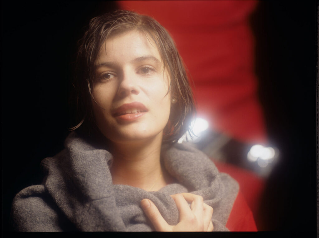 The main character of the movie Valentine (Irène Jacob).
