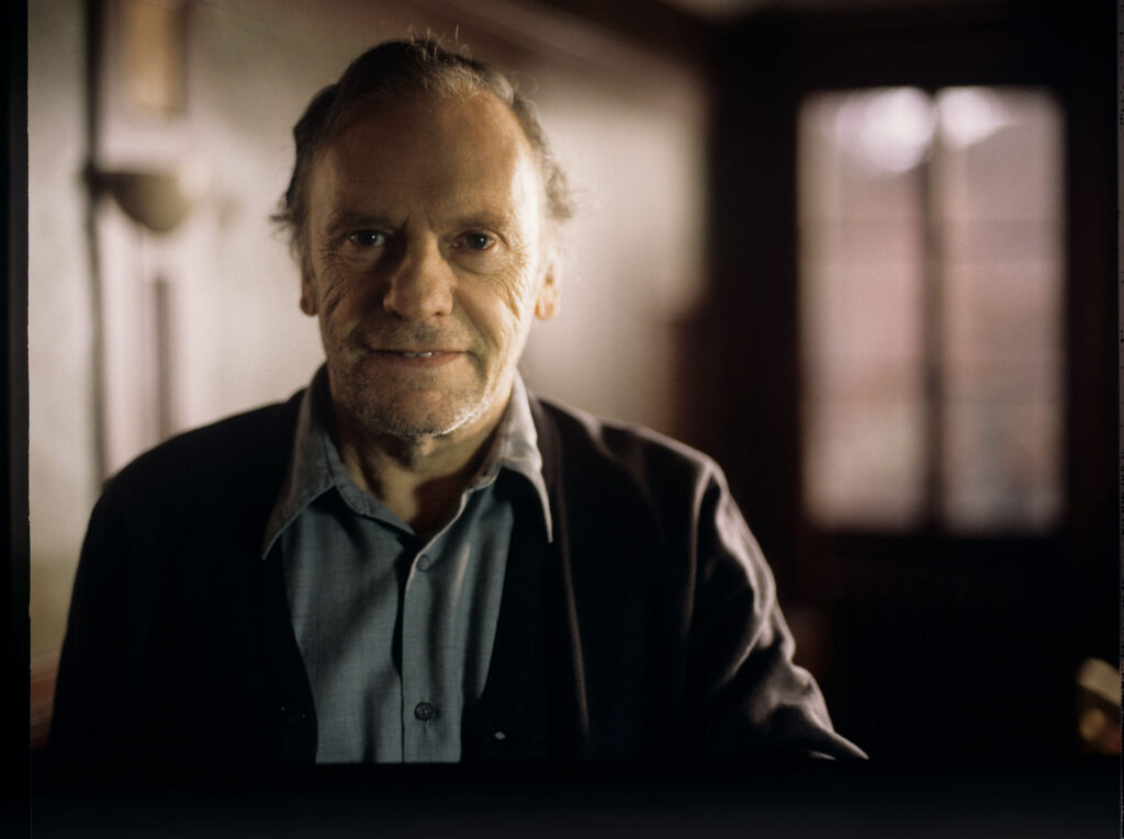 Retired judge Joseph Kern (Jean-Louis Trintignant) in his apartment.