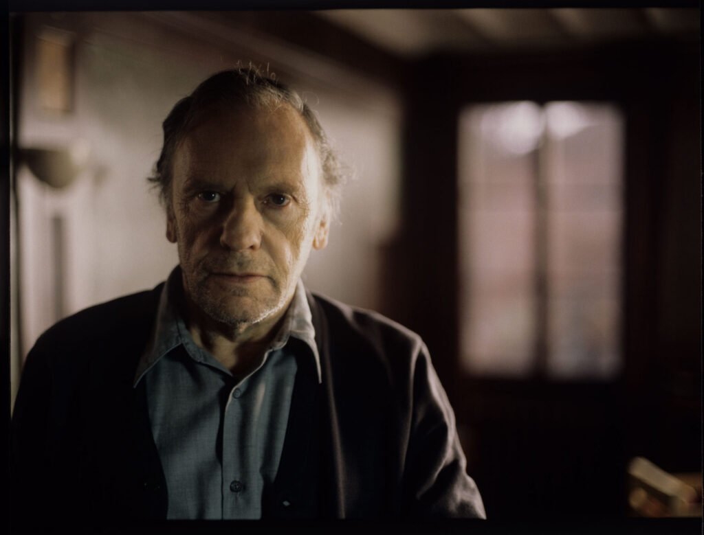 Retired judge Joseph Kern (Jean-Louis Trintignant) in his apartment.