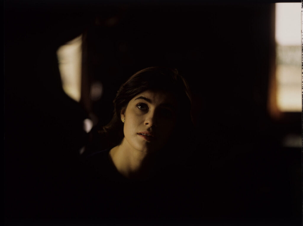 The main character of the movie Valentine (Irène Jacob).