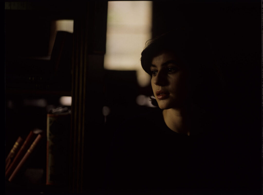 The main character of the movie Valentine (Irène Jacob).