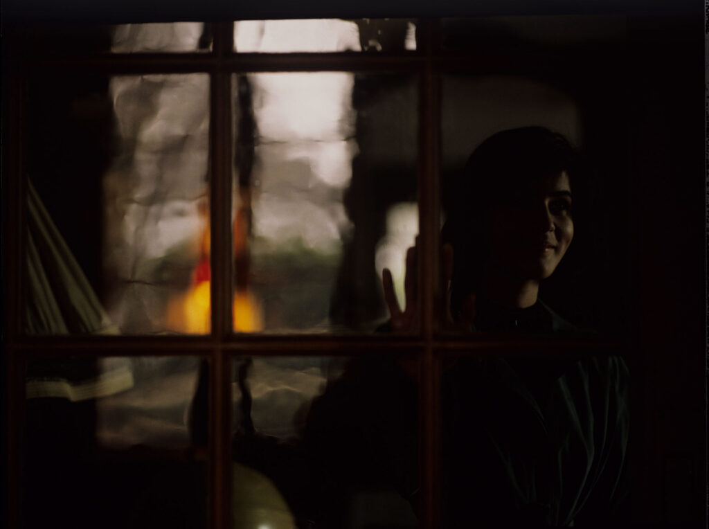 The main character of the movie Valentine (Irène Jacob).