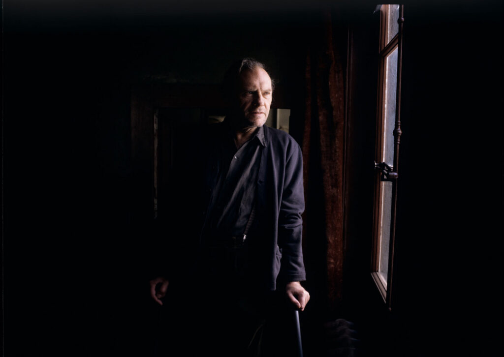 Retired judge Joseph Kern (Jean-Louis Trintignant) in his apartment.
