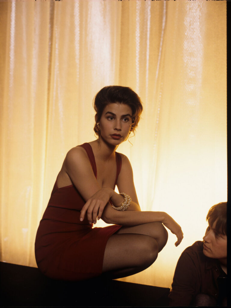 Karin (Frederique Feder), August's partner.