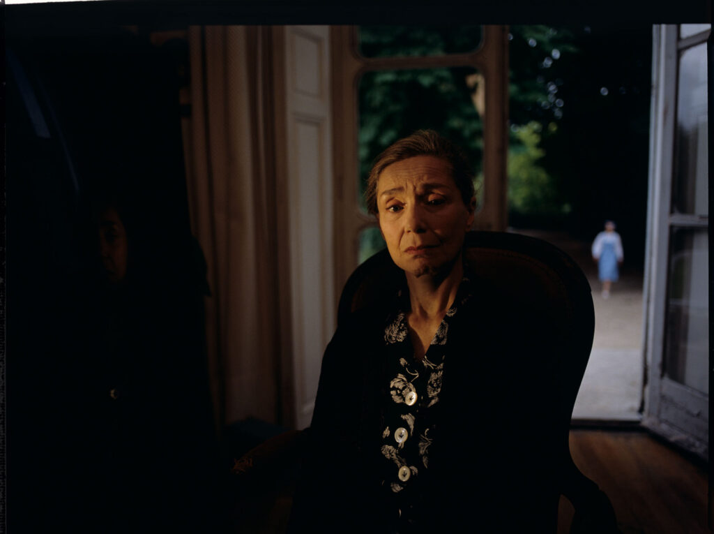 Julie’s mother (Emmanuelle Riva) in a nursing home.