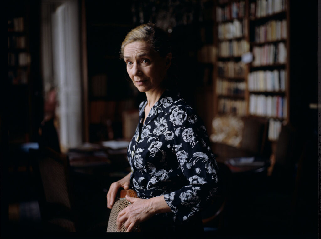 Julie’s mother (Emmanuelle Riva) in a nursing home.