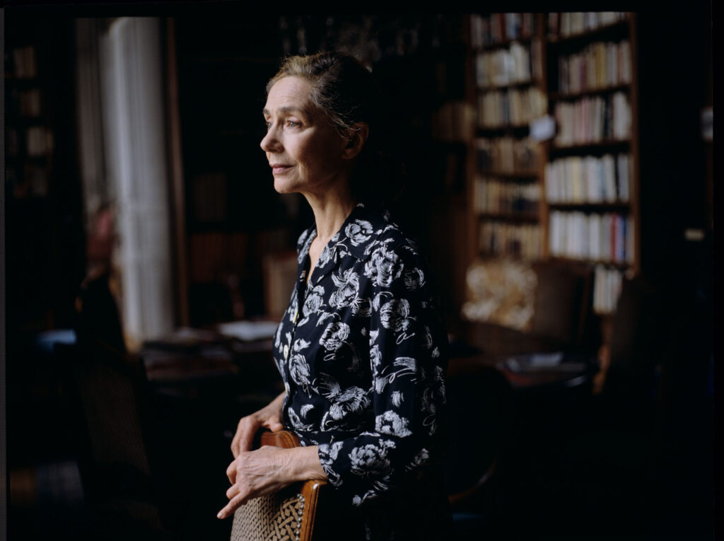 Julie’s mother (Emmanuelle Riva) in a nursing home.