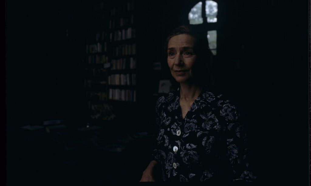 Julie’s mother (Emmanuelle Riva) in a nursing home.